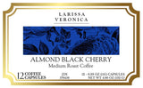 Almond Black Cherry Medium Roast Coffee (Single Serve K-Cup Pods) (Gourmet, Naturally Flavored, Whole Coffee Beans) (12 pods, ZIN: 576456) - 3 Pack