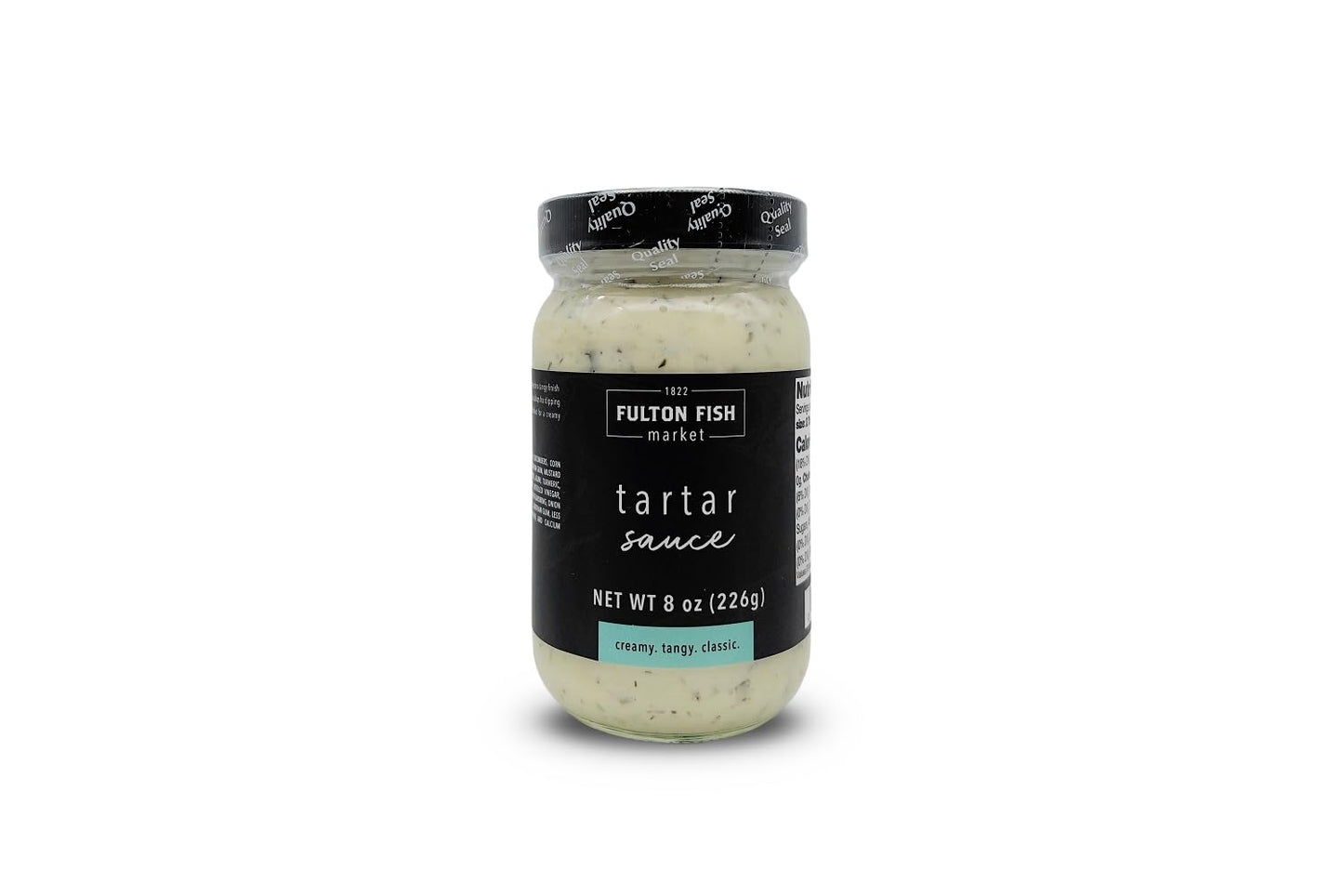 Fulton Fish Market Classic Tartar Sauce, Tangy Seafood Dip, Creamy, 8 oz