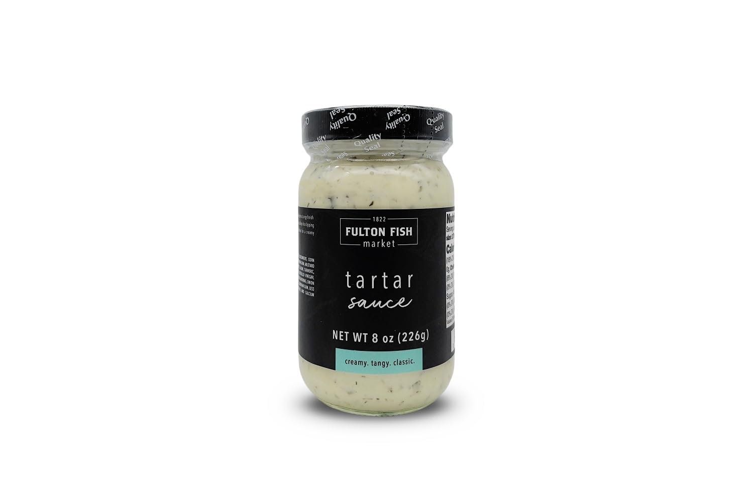 Fulton Fish Market Classic Tartar Sauce, Tangy Seafood Dip, Creamy, 8 oz