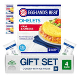 Salutem Vita - Ham & Cheese Omelets, Protein-Rich Breakfast Gift Set - Pack of 4