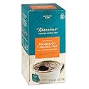 Teeccino Dandelion Caramel Nut Tea, 25 Tea Bags - Caffeine Free, Roasted Herbal Tea with Prebiotics, 3x More Herbs than Regular Tea Bags, Gluten Free