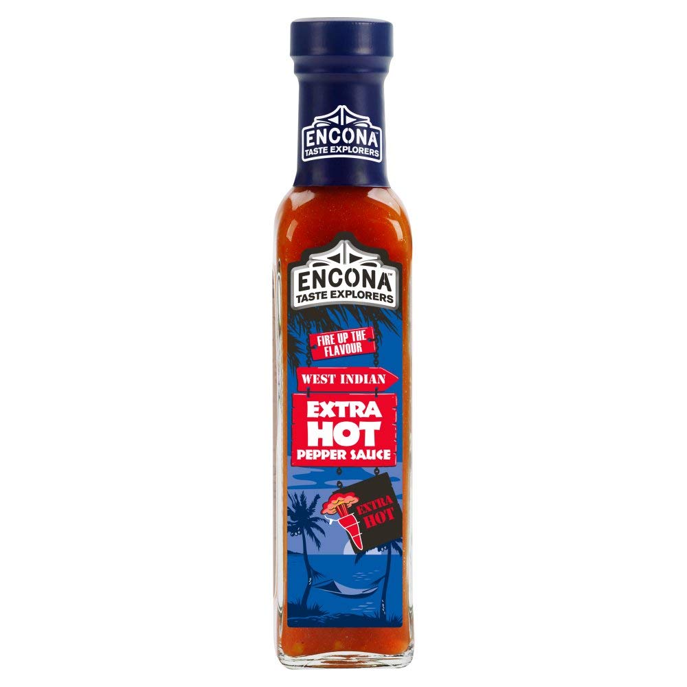 Encona West Indian Extra Hot Pepper Sauce (150g) - Pack of 6