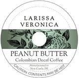 Peanut Butter Colombian Decaf Coffee (Single Serve K-Cup Pods) (Gourmet, Naturally Flavored, Whole Coffee Beans) (12 pods, ZIN: 573980) - 2 Pack