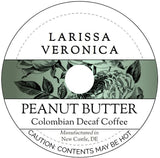 Peanut Butter Colombian Decaf Coffee (Single Serve K-Cup Pods) (Gourmet, Naturally Flavored, Whole Coffee Beans) (12 pods, ZIN: 573980) - 2 Pack