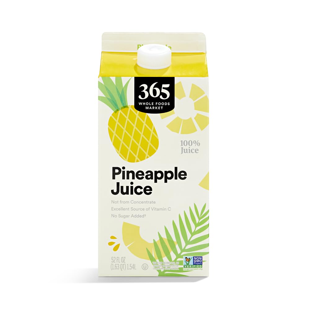 365 By Whole Foods Market, Pineapple Juice, 52 Fl Oz