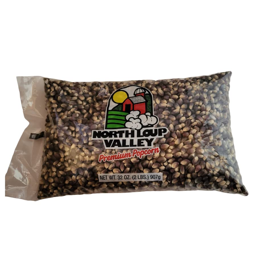 Popcorn County USA | Un-popped Popcorn Lovers Gift Box Set | Non GMO | Made in Nebraska | Contains 2 lb Each White Popcorn, Blue Popcorn, Red Popcorn