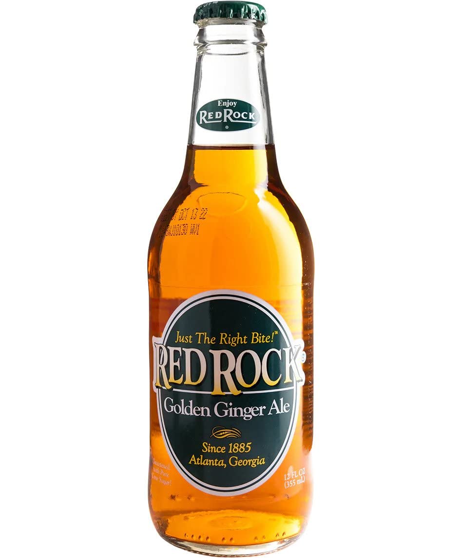Red Rock Ginger Ale, Pack of 48, 12oz Bottles