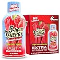 5-hour ENERGY RED LICORICE Flavor, 6 Count, 1.93 Fl Oz Energy Shot, Extra Strength, Amino Acids, B Vitamins, Sugar Free and Zero Calories