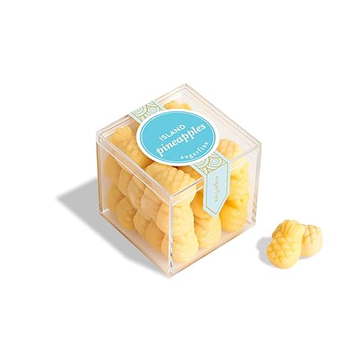 Sugarfina Island Pineapples Small Candy Cube, Gummies, 3.1 oz, 1 Count