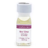 LorAnn Key Lime Super Super Strength Flavor, 1 dram bottle (.0125 fl oz - 3.7ml)