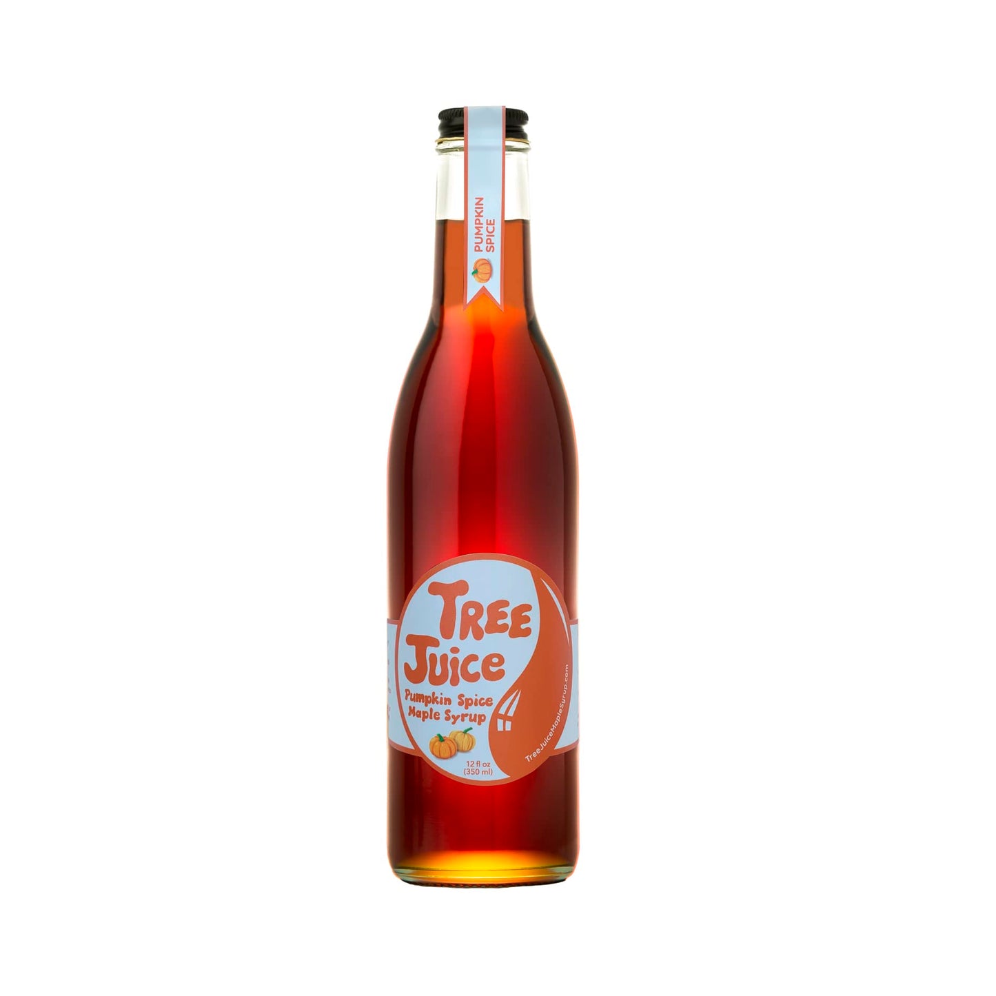 Tree Juice Pumpkin Spice Maple Syrup | All Natural, Non GMO, Vegan, Gluten Free, Vegetarian, Paleo | 12 Ounce Bottle