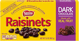 Nestle Raisinets Dark Chocolate On the Go Concession Box, 3.5-Ounce Boxes (Pack of 18)