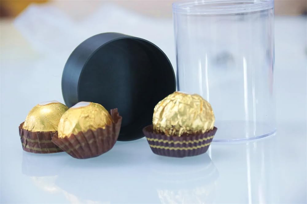 ZQION Romantic Chocolate Gimmicks Close Up Magic Tricks A Sweet and Magical Surprise Penetration Stage Street Magia Props Funny Visual Magic Wedding