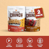 Catalina Crunch Protein Cereal - Breakfast Cereal with 10g of Protein, No Added Sugar - Gluten Free - Honey Nut with Almonds - 8 oz. Bag (Pack of 1)