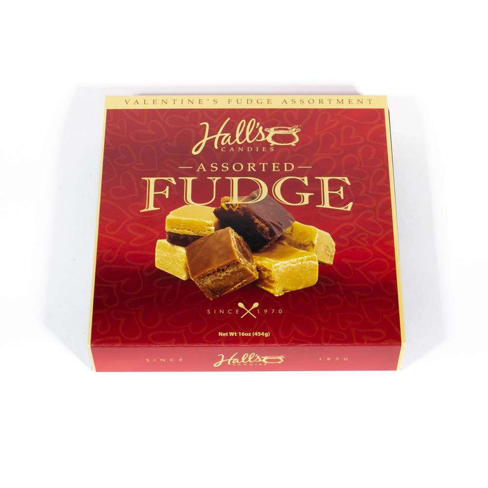 "Be My Valentine" Assorted Fudge Gift Box, 1 Pound