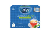 Tetley, Decaffeinated Classic Black Tea Bags, 72 Double chamber Tea Bags | Served Hot or Iced and Bundled with 2 Snail Shape Tea Bag Holder clip Drink