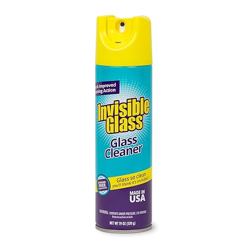 Invisible Glass 91160 Premium Aerosol Glass and Window Foaming Cleaner Spray - Cleans Glass, Windows, Mirrors, Shower Doors, and More - Streak-Free