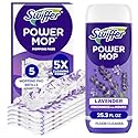 Swiffer Power Mop Refill Pack, Floor Cleaner for Mopping Tile, Vinyl, Laminate, Wood in Home, Bathroom, Kitchen, All Purpose Multi-Surface Cleaning, 5