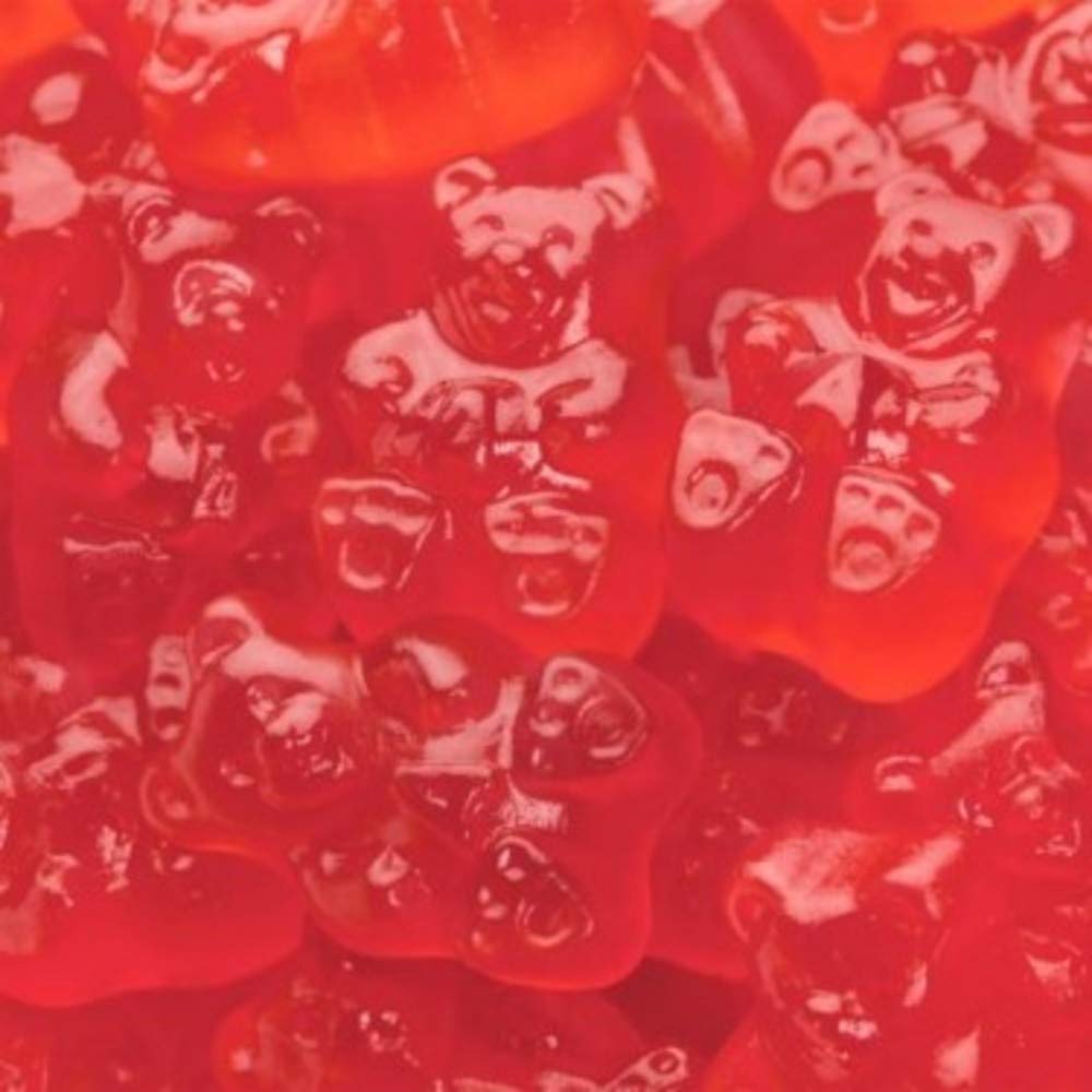 Flavorful, Fresh & Soft Gummi Bears, World's Best Gummy Candy in Bulk, 1 LB Pack of Gummy Bears (Strawberry), Approximately 130 Pieces
