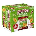 Zambos Chile Limón Plantain Chips, 1 oz - Crunchy Snack, Gluten Free - Bold Chili Lime Flavor (Pack of 18)