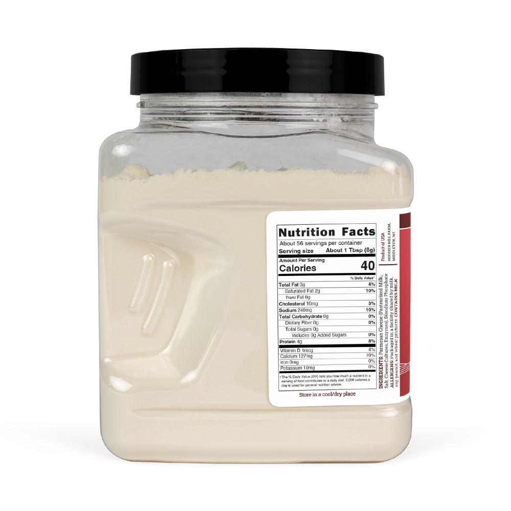 Hoosier Hill Farm Parmesan Cheese Powder, 1LB (Pack of 1)