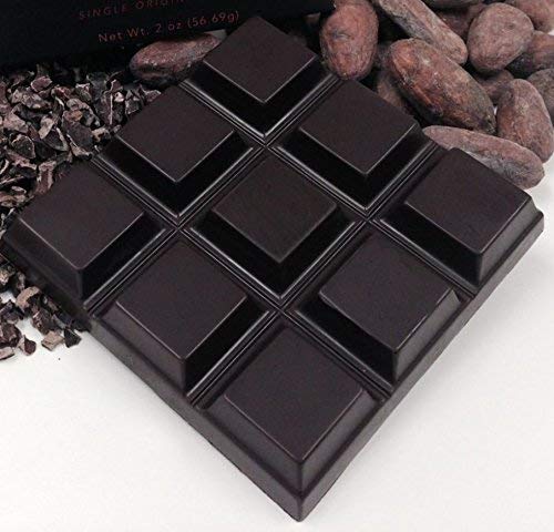 Nibble Chocolate Four Bar Flight Gift 72% | 4 bars pack | Certified Organic | Vegan | 2 Ingredients | Gluten & Soy Free |