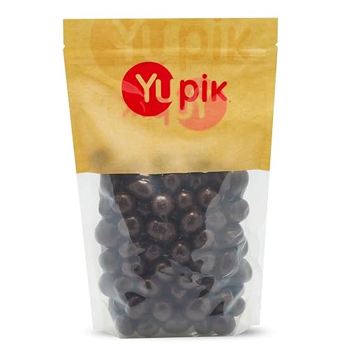 Yupik Dark Chocolate Covered Strawberries, 60% Cacao, 2.2 lb (35.2 oz), Kosher, Dried Strawberries Dipped in Rich Dark Chocolate, Chewy & Smooth