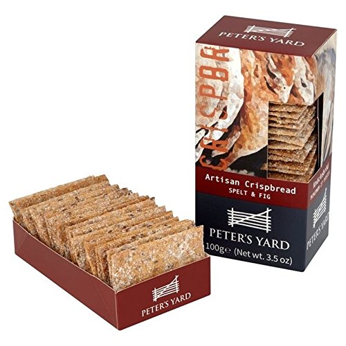Peter's Yard Spelt & Fig Crispbread 100g - Pack of 2