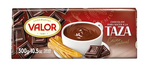 Valor. Hot Chocolate. Chocolate a la Taza Bar. 300g (10.58oz). Pack of 3.