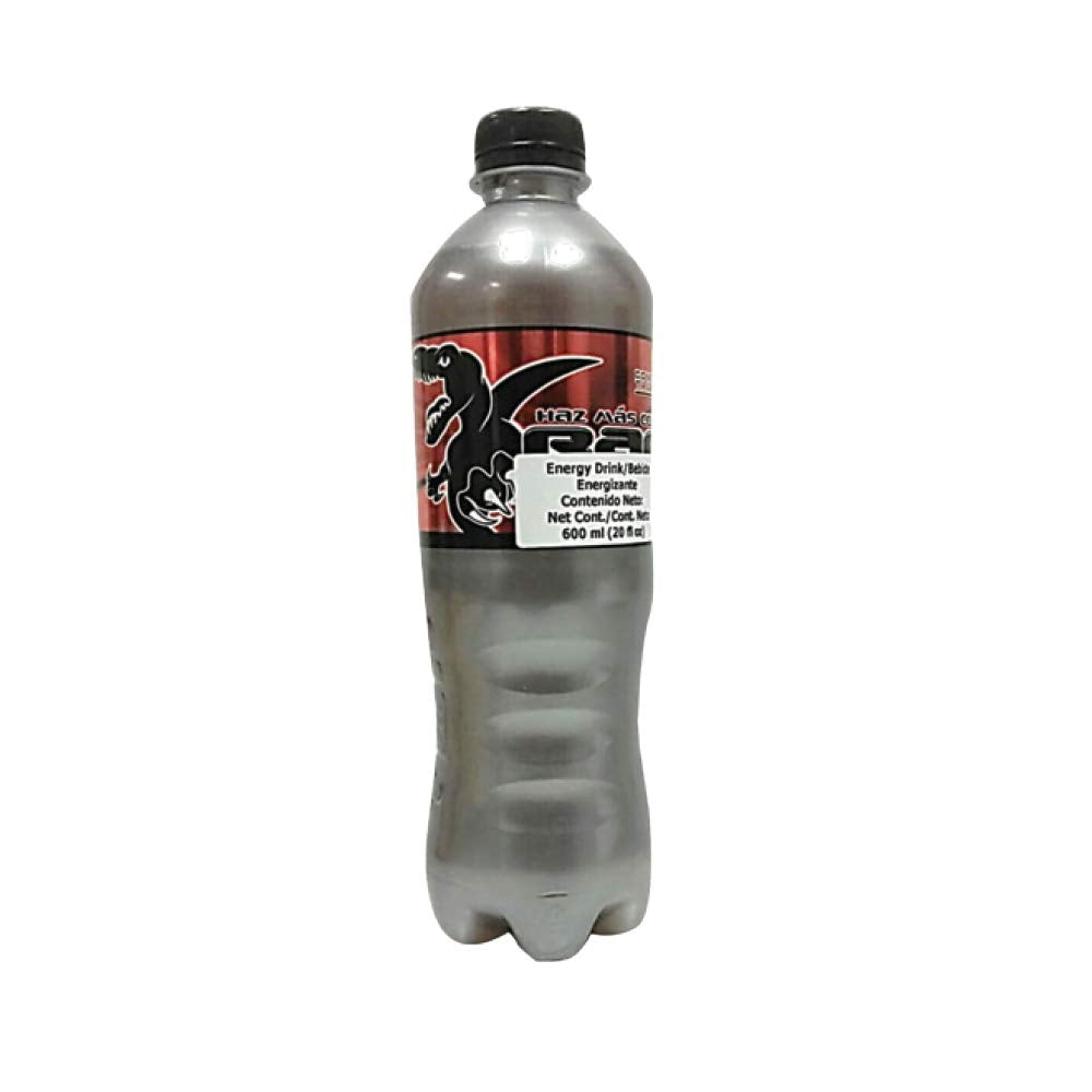 Raptor Energy Drink with Sparkling Fruit Punch Flavor Beverage 600ml - Bebida energética Raptor con bebida de sabor a ponche de frutas espumosas 600ml
