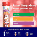 Zipfizz Daily Energy Drink Powder, Passion Orange Guava, 20 Pack | 3-in-1 Sustained Energy, Rapid Hydration, and Essential Vitamins | Sugar-Free |