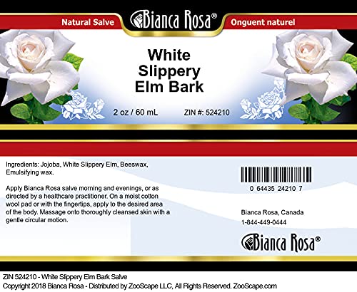 Bianca Rosa White Slippery Elm Bark Salve (2 oz, ZIN: 524210) - 2 Pack