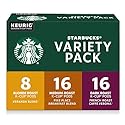 Starbucks K-Cup Coffee Pods, Starbucks Blonde, Medium and Dark Roast Hot or Iced Coffee, Variety Pack, 40 Keurig Pods