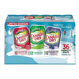 Evaxo Dry Ginger Ale Winter Variety Pack 36 x 12 fl oz .#B
