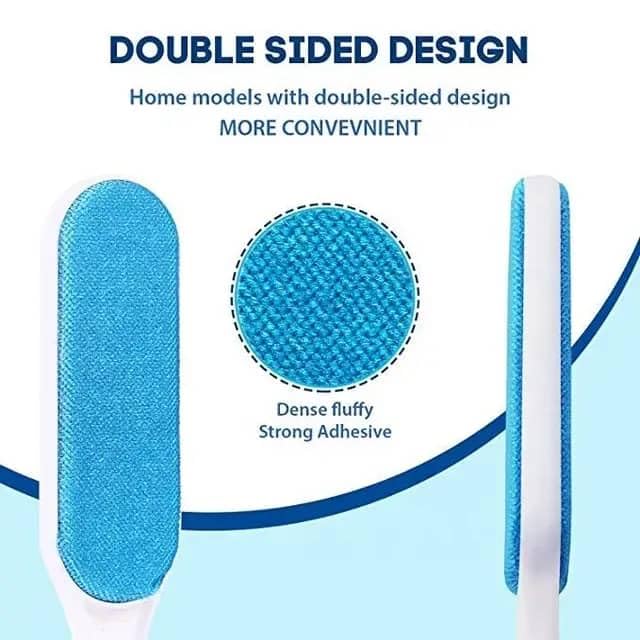 Almonax Pet Hair Removal Tool, Lint Remover Brush, Dog Hair Remover, Clothes, Couches, Furniture Lint Brush, Double-Sided Brush with Self-Cleaning