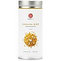 Senbird Premium Genmaicha - Caffeine-Free Japanese Mochi Rice Tea - From Hokkaido, Japan - Herbal Tea in Airtight Tin (3.5oz/100g)