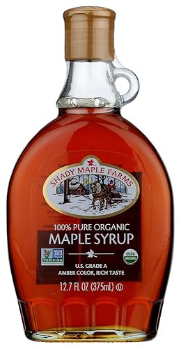 Shady Maple Farms Organic Grade A Dark Glass Maple Syrup - 12.7 oz by Shady Maple Farms