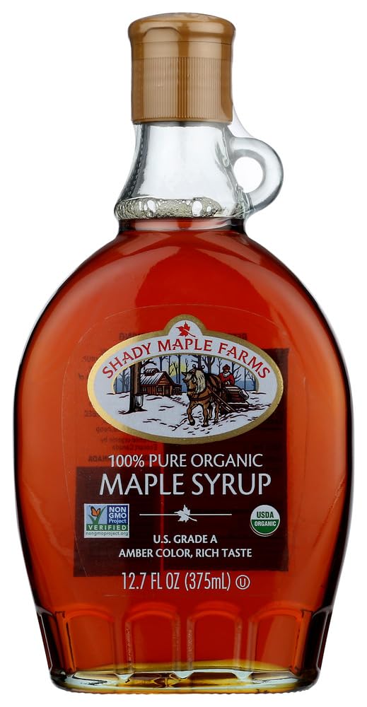 Shady Maple Farms Organic Grade A Dark Glass Maple Syrup - 12.7 oz by Shady Maple Farms