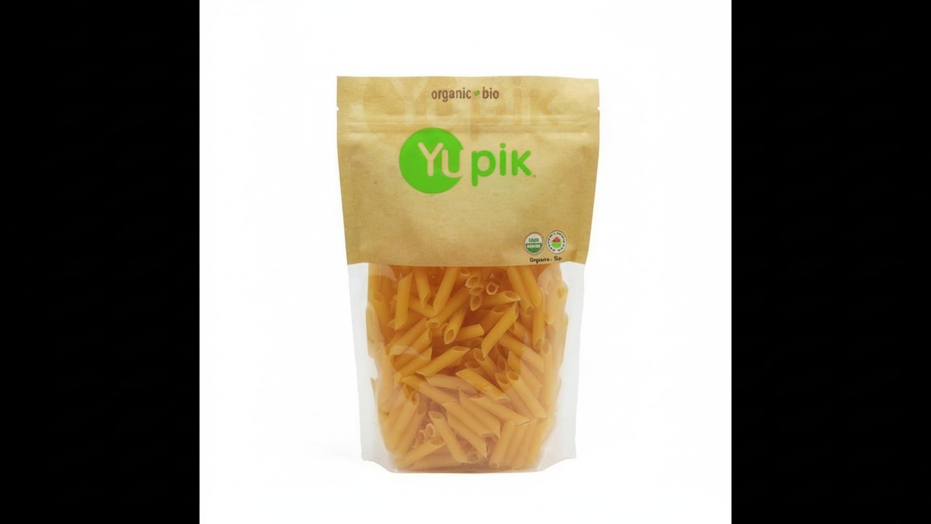 Yupik Organic Penne Rigate Pasta 16 oz (1 lb), Gluten-Free, Egg-Free, Non-GMO, USDA Certified, Made with Organic Corn & Rice Flour, Authentic Italian