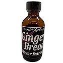 Gingerbread Flavor Extract Organic 2 oz - Water Soluble, Sugar Free Flavor Drops for Coffee, Baking, Ice Cream, Drinks, Natural Food Grade Flavoring