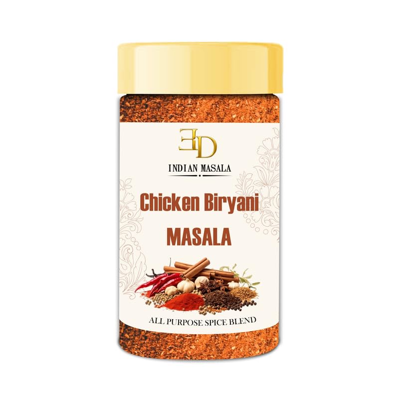 EDZZEL Chicken Biryani Masala Seasoning Blend for Rice and Chicken Recipes | Aromatic Spice Mix for Home Cooking | Fine Ground All-Purpose Culinary