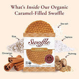 Gluten Free Certified Organic Stroopwafels by Swoffle - Caramel Filled | (12) 1.16oz Wafers | non-GMO, Wheat Free, Kosher, Soy Free, No Dairy, and Nut