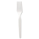 Georgia-Pacific Dixie 6.104" Medium-Weight Polystyrene Plastic Fork by GP PRO (Georgia-Pacific), White, FM217, (Case of 1,000), 1 box of 1003