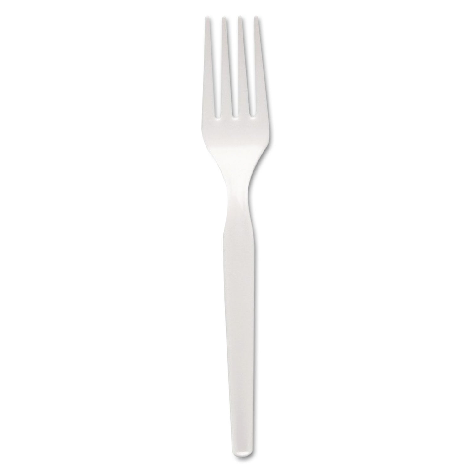 Georgia-Pacific Dixie 6.104" Medium-Weight Polystyrene Plastic Fork by GP PRO (Georgia-Pacific), White, FM217, (Case of 1,000), 1 box of 1003