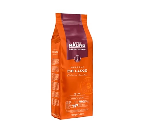 Mauro De Luxe Espresso (Deluxe) - Whole Bean Coffee, 2.2-Pound Bag (Packaging May Vary) (1pack)