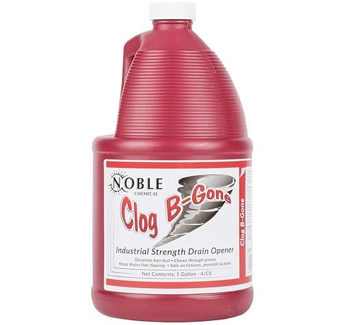 Noble Chemical 128 oz. 4/Case Clog B-Gone Drain Opener Maintainer