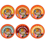 Crazy Cups Flavored Coffee Pods Variety Pack - Coffee Flavors for the Keurig K Cups Machine, Recyclable Single Serve Cups, 24 Count (Pack of 1)