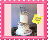 GOLD HIGHLIGHTER DUST (7 GRAMS) (7 grams Net. container) Cake, Topper by Oh! Sweet Art Corp