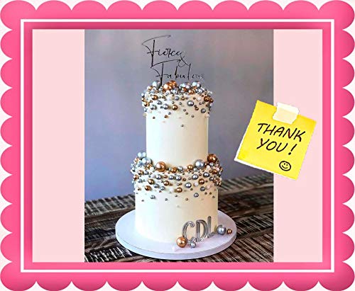 GOLD HIGHLIGHTER DUST (7 GRAMS) (7 grams Net. container) Cake, Topper by Oh! Sweet Art Corp