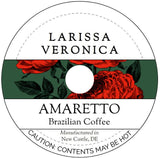 Amaretto Brazilian Coffee (Single Serve K-Cup Pods) (Gourmet, Naturally Flavored, Whole Coffee Beans) (12 pods, ZIN: 571138) - 2 Pack